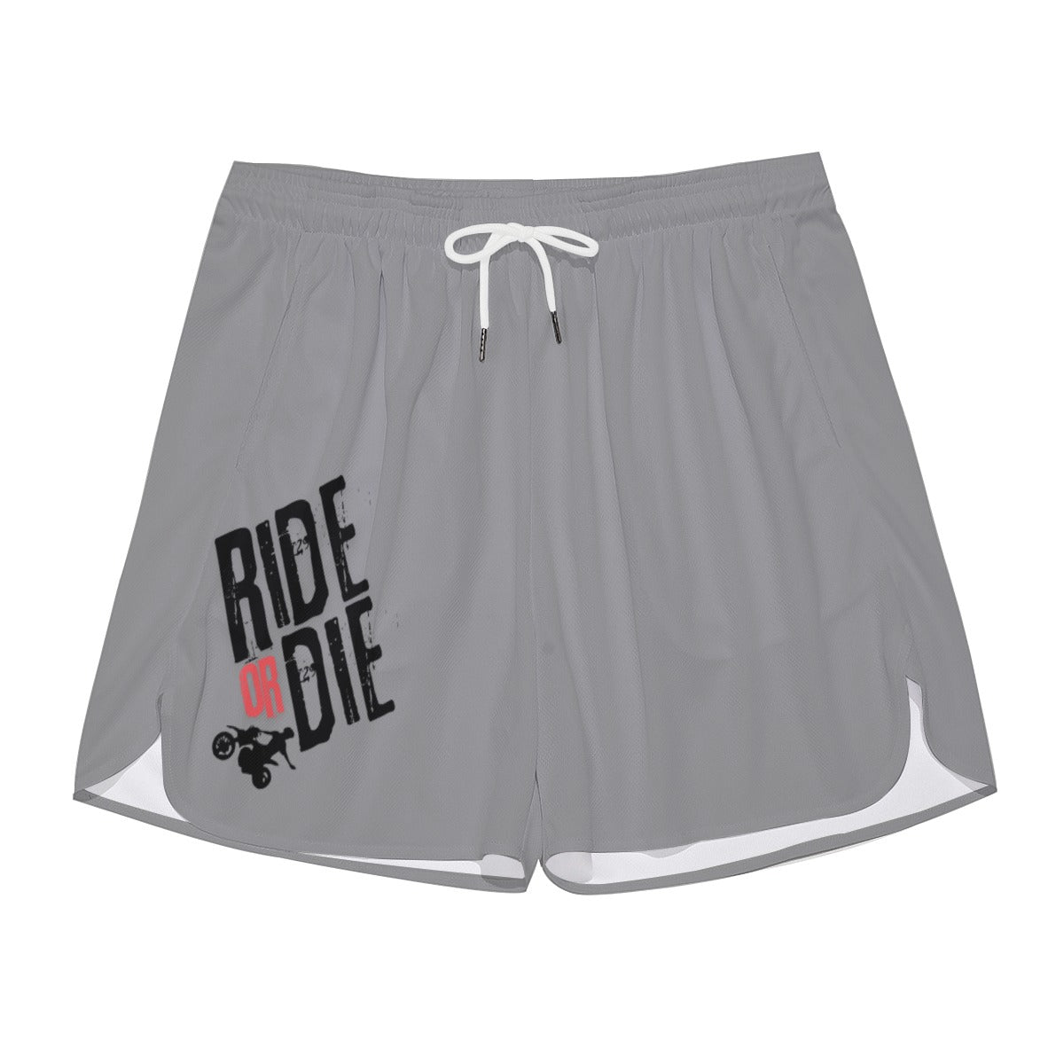 Ride or Die - Men's Side Split Running Sport Shorts