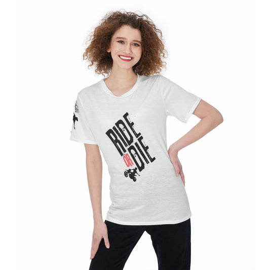 Womens Ride or Die O-Neck T-shirt