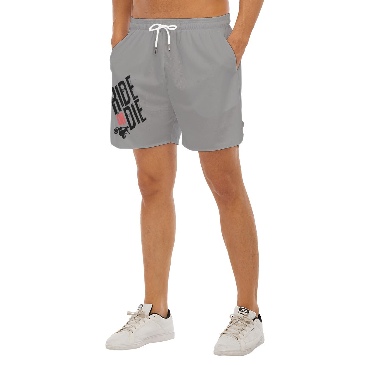 Ride or Die - Men's Side Split Running Sport Shorts