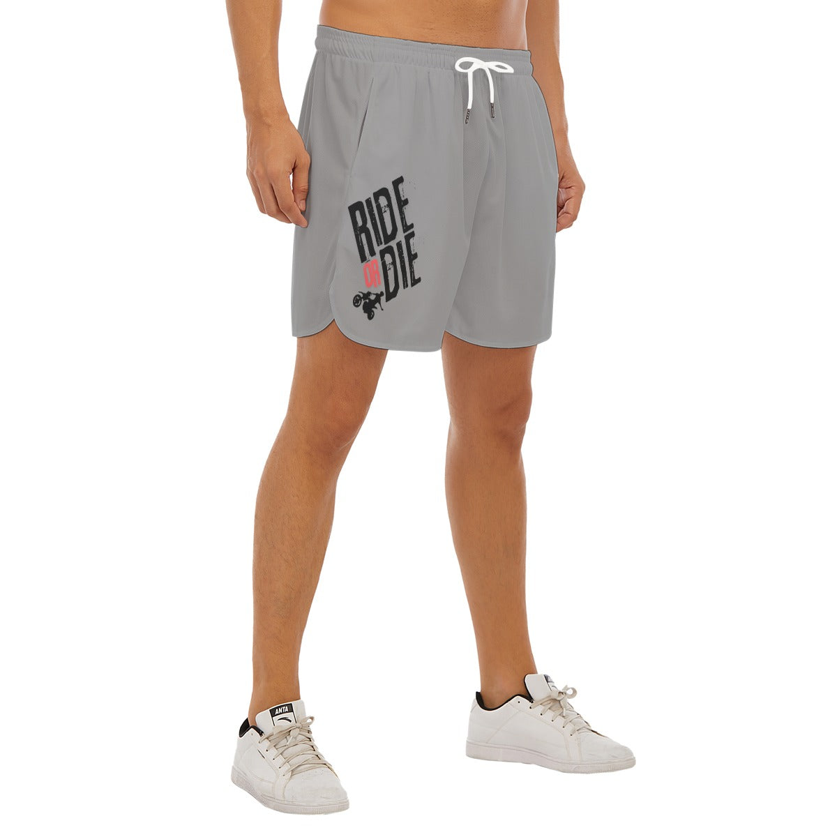 Ride or Die - Men's Side Split Running Sport Shorts