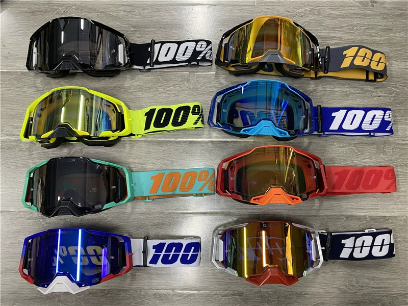 100% HiPER Goggles - Windproof Dustproof Full Face Helmet Glasses