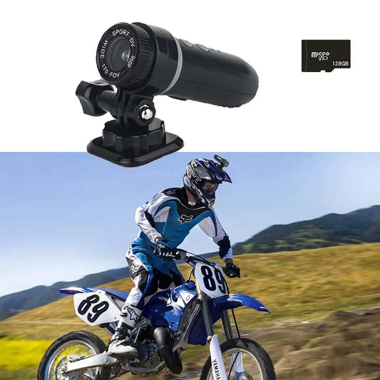 Motorcycle Helmet Camera for Outdoor Activities Waterproof Sport DV Video Recorder