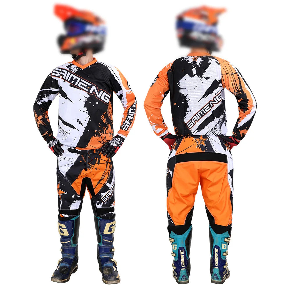 Youth Jersey Pant Combo for Kids MX Motocross Gear Set Children Racing Suit Off-road MTB 5 6 7 8 9 10 11 12 13 14 15 years old